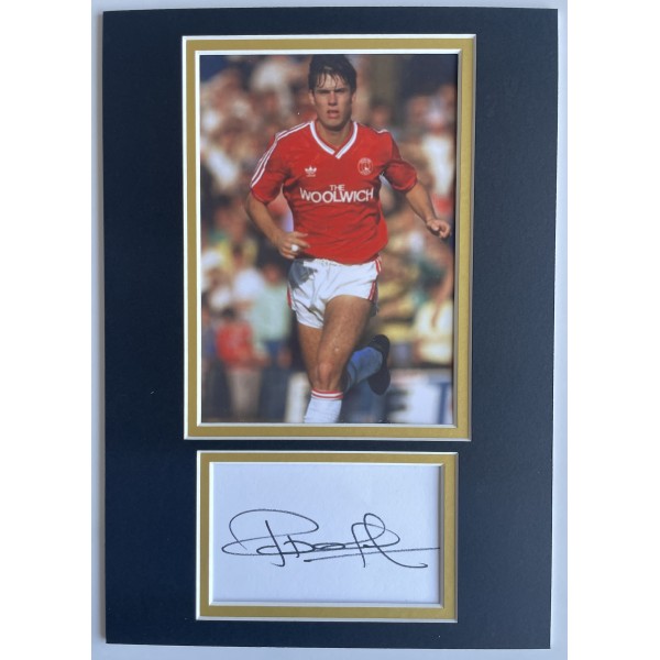 Rob Lee Signed Autograph A4 photo display Charlton Athletic Football COA Perfect Gift Memorabilia	