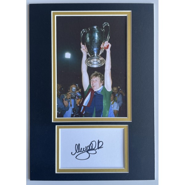 Nigel Spink Signed Autograph A4 photo mount display Aston Villa Football COA Perfect Gift Memorabilia	