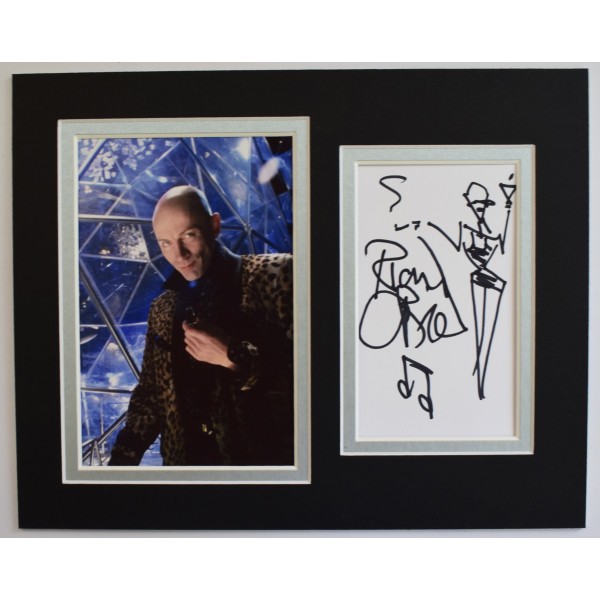 Richard O'Brien Signed Autograph 10x8 photo display Crystal Maze Art COA AFTAL Perfect Gift Memorabilia	