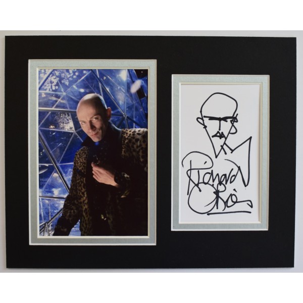 Richard O'Brien Signed Autograph 10x8 photo display Crystal Maze Art COA AFTAL Perfect Gift Memorabilia	