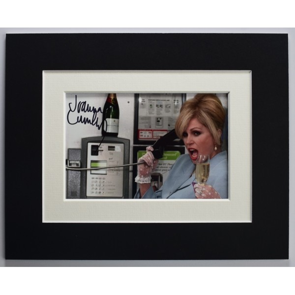 Joanna Lumley Signed Autograph 10x8 photo display Ab Fab Absolutely Fabulous TV AFTAL Perfect Gift Memorabilia	
