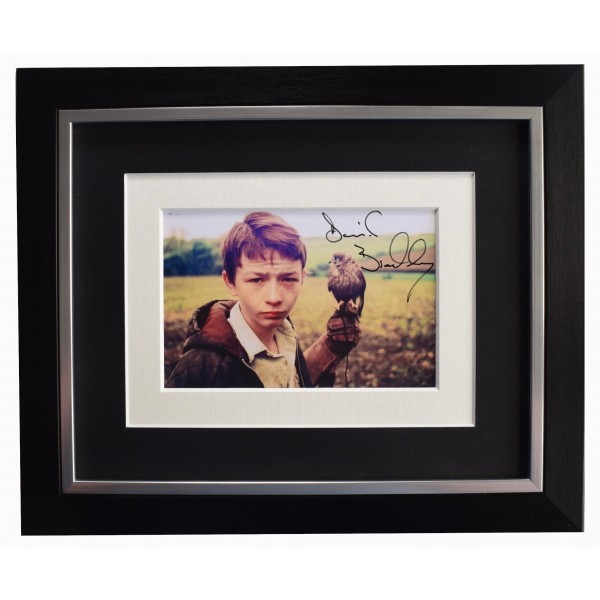 David Dai Bradley Signed 10x8 Framed Photo Autograph Display Kes Film COA AFTAL Perfect Gift Memorabilia	