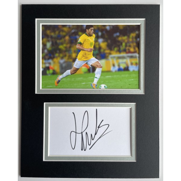 Hulk Signed Autograph 10x8 photo mount display Brazil Football COA Perfect Gift Memorabilia	