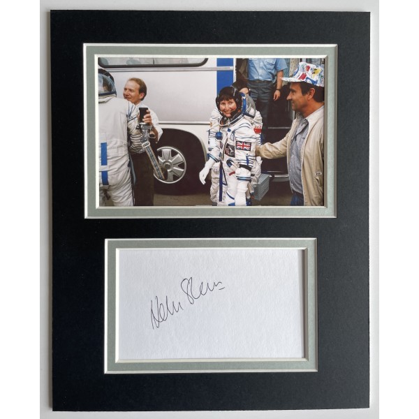 Helen Sharman Signed Autograph 10x8 photo display MIR Space Station Astronaut Perfect Gift Memorabilia	