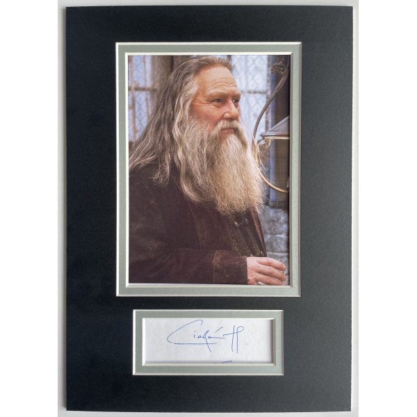 Ciaran Hinds Signed Autograph A4 photo mount display Harry Potter Film Actor COA Perfect Gift Memorabilia	