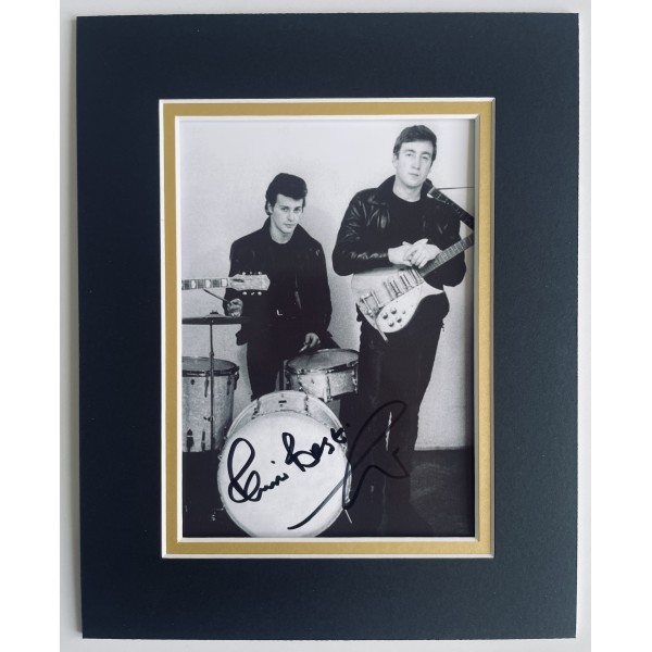 Pete Best Signed Autograph 10x8 photo display Music The Beatles Drums COA Perfect Gift Memorabilia	