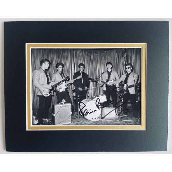 Pete Best Signed Autograph 10x8 photo display Music The Beatles Drums COA Perfect Gift Memorabilia	