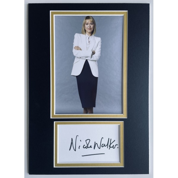 Nicola Walker Signed Autograph A4 photo display TV Actress The Split Spooks COA Perfect Gift Memorabilia	