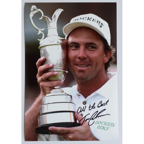 Tom Lehman Signed Autograph 12x8 photo photograph Golf Open Ryder Cup COA AFTAL Perfect Gift Memorabilia	
