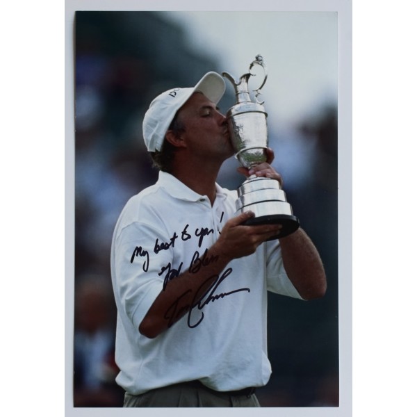 Tom Lehman Signed Autograph 12x8 photo photograph Golf Open Ryder Cup COA AFTAL Perfect Gift Memorabilia	