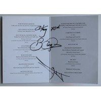 Heston Blumenthal Signed Autograph Original Fat Duck Menu Happy 70th Birthday AFTAL Perfect Gift Memorabilia	