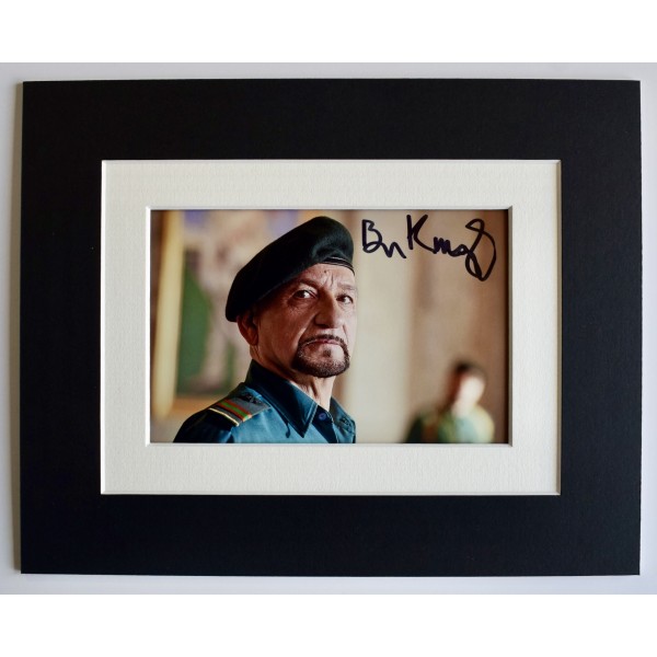 Ben Kingsley Signed Autograph 10x8 photo display Film Actor Shutter Island AFTAL Perfect Gift Memorabilia	