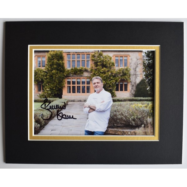 Raymond Blanc Signed Autograph 10x8 photo display Le Manoir aux Quat' Saisons Perfect Gift Memorabilia	