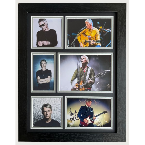 Paul Weller Signed Autograph framed 16x12 photo display Jam Style Council Music Perfect Gift Memorabilia	