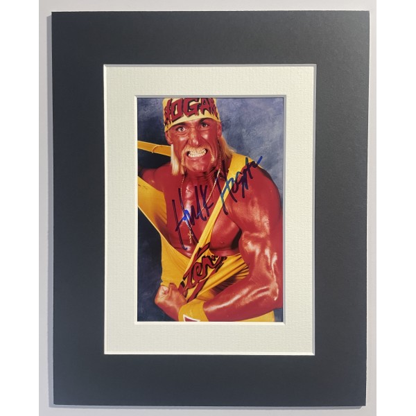 Hulk Hogan Signed Autograph 10x8 photo display Wrestling WWE Wrestler COA Perfect Gift Memorabilia