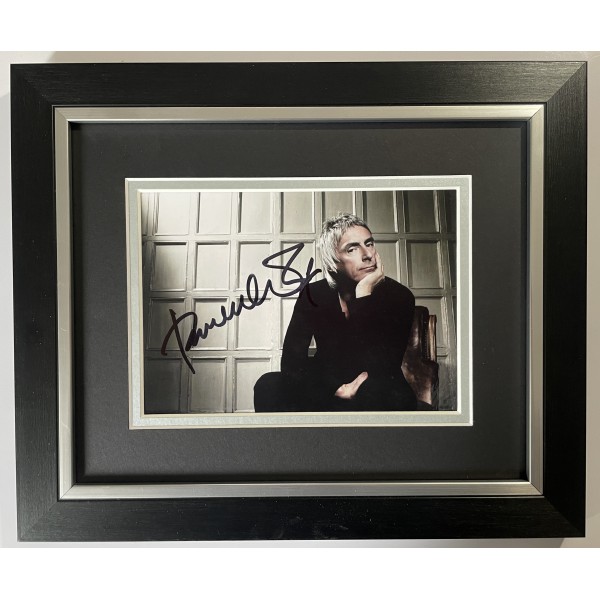 Paul Weller Signed 10x8 Framed Photo Autograph Display Jam Music Style Council Perfect Gift Memorabilia	