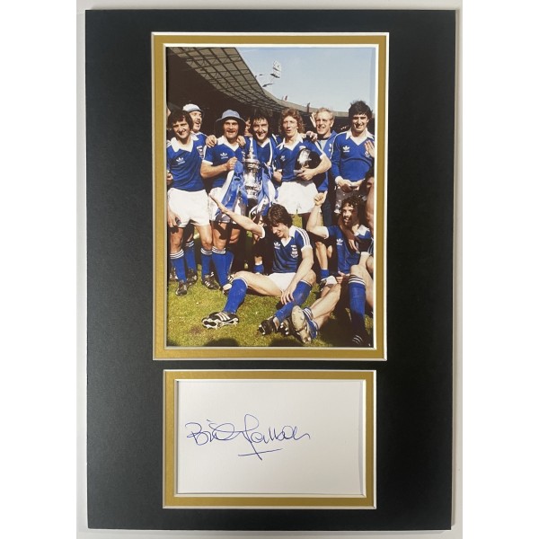 Brian Talbot Signed Autograph A4 photo display Ipswich Town Football COA AFTAL Perfect Gift Memorabilia	