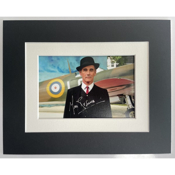 Mark Rylance Signed Autograph 10x8 photo mount display TV Dunkirk Actor COA Perfect Gift Memorabilia	