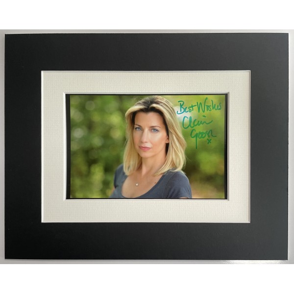 Claire Goose Signed Autograph 10x8 photo mount display Coroner TV Actress COA Perfect Gift Memorabilia	