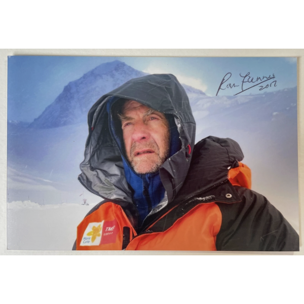 Ranulph Fiennes Signed Autograph Signature 6x4 Photo Mount Everest Explorer COA
