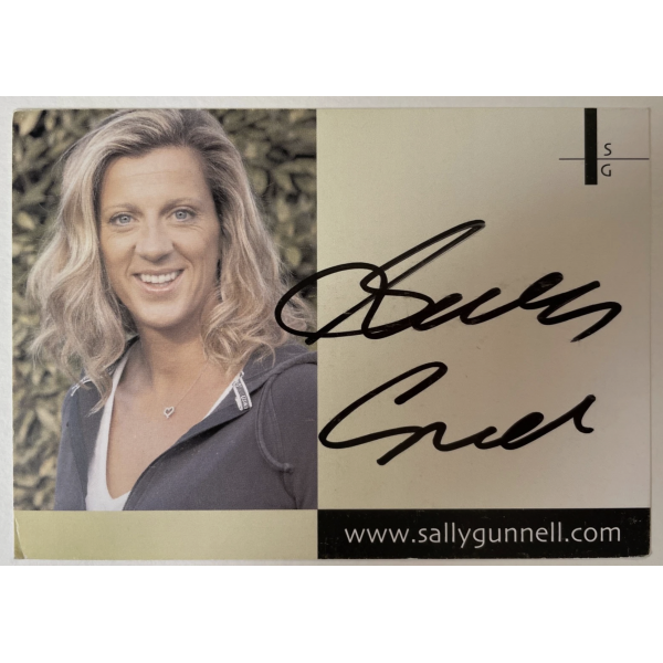 Sally Gunnell Signed Official Autograph 6x4 Photo Olympic Hurdles Athletics COA