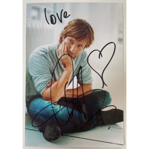 Aaron Eckhart Signed Autograph 6x4 Photo dark Knight Rises Batman Film Actor COA