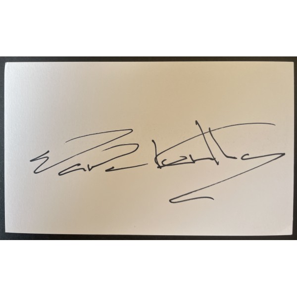 Wanda Ventham Signed Autograph White Index Card UFO Sci-Fi Only Fools Horses TV