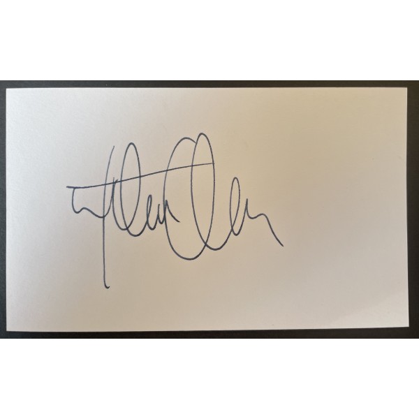 Martin Clunes Signed Autograph White Index Card TV Doc Martin Actor COA
