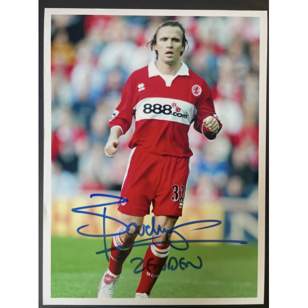Bolo Zenden Signed Autograph Signature 8x6 photo Middlesbrough Football COA