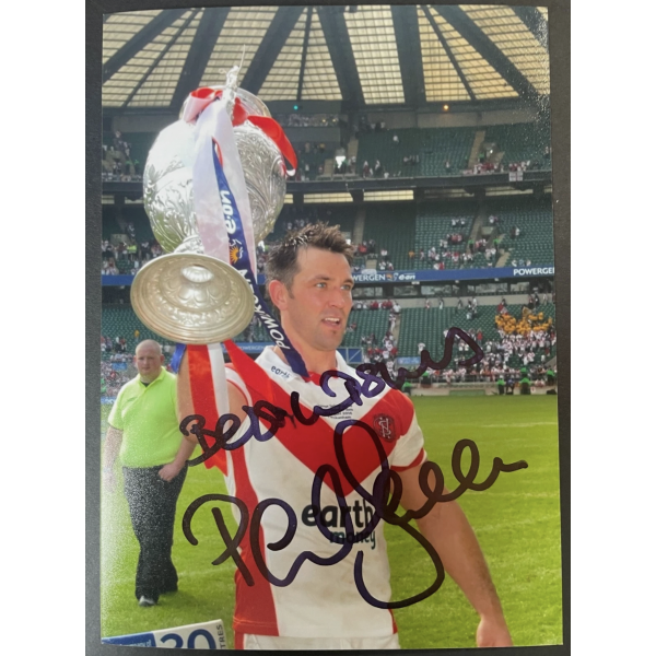 Paul Sculthorpe Signed Autograph Signature 7x5 photo St Helens Rugby League COA