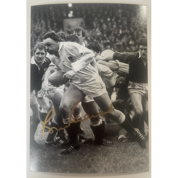 Bill Beaumont Signed Autograph 7x5 photo England Rugby Union British Lions COA