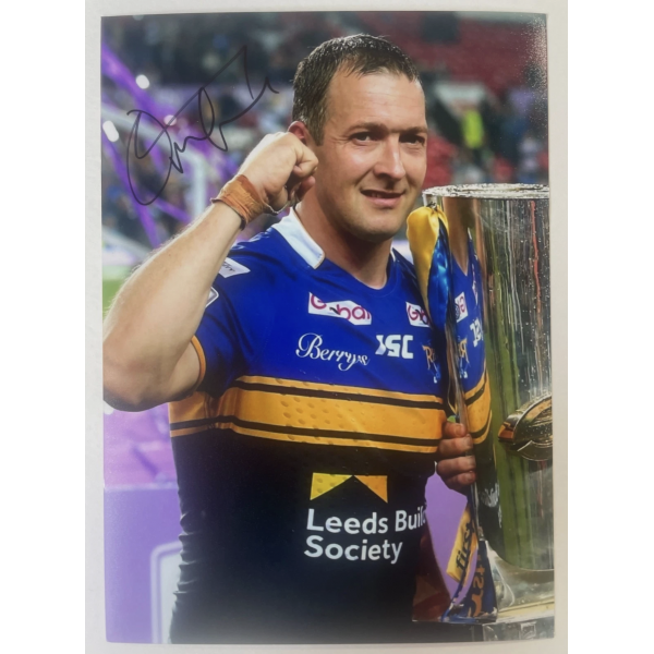 Danny McGuire Signed Autograph Signature 7x5 photo Leeds Rhinos Rugby League COA