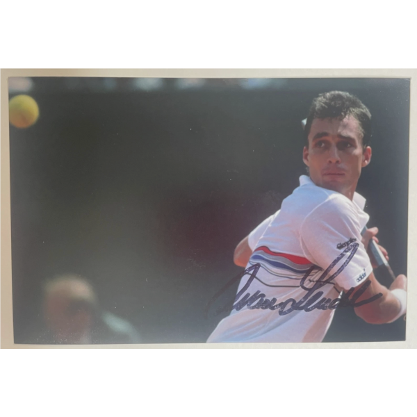 Ivan Lendl Signed Autograph Signature 6x4 Photo Tennis Open Wimbledon COA Ivan Lendl Signed Autograph Signature 6x4 Photo Tennis Open Wimbledon COA