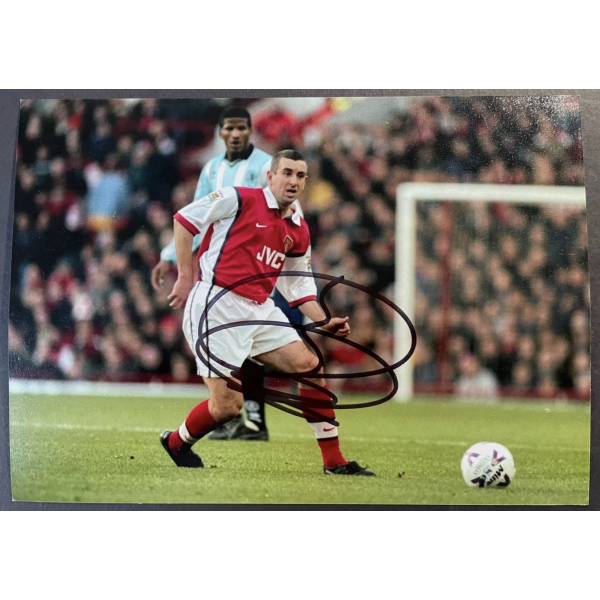 Nigel Winterburn Signed Autograph Signature 7x5 photo Arsenal Football COA