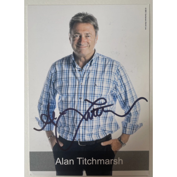 Alan Titchmarsh Signed Autograph 6x4 Official Photo Garden TV Love Your Weekend Alan Titchmarsh Signed Autograph 6x4 Official Photo Garden TV Love Your Weekend