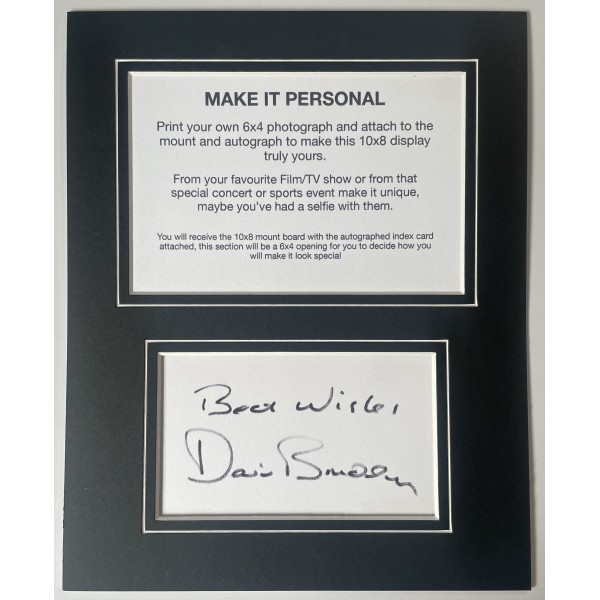 David Bradley Signed Autograph 10x8 display ADD OWN PHOTO Harry Potter Dr Who Perfect Gift Memorabilia	