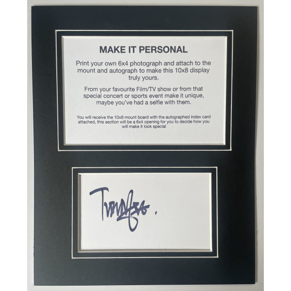 Trevor Eve Signed Autograph 10x8 display ADD OWN PHOTO TV Shoestring Waking Dead Perfect Gift Memorabilia	