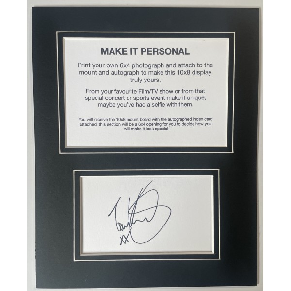 Tom Kerridge Signed Autograph 10x8 display ADD OWN PHOTO TV chef Diet COA Perfect Gift Memorabilia	