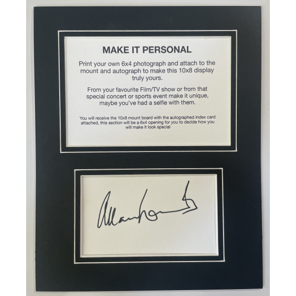 Allan Lamb Signed Autograph 10x8 display ADD OWN PHOTO England Cricket COA Perfect Gift Memorabilia	