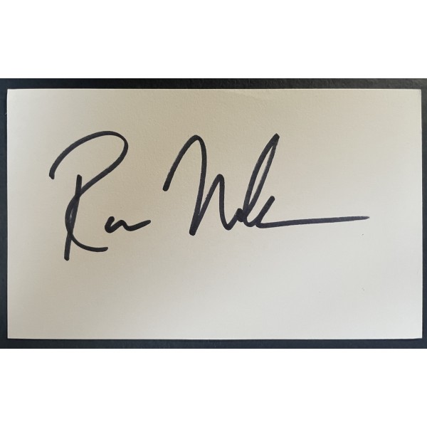 Ross Mullan Signed Autograph White Index Card game of Thrones Dr Who TV COA Perfect Gift Memorabilia	