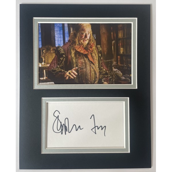 Stephen Fry Signed Autograph 10x8 photo display Hobbit TV Film Jeeves Wooster