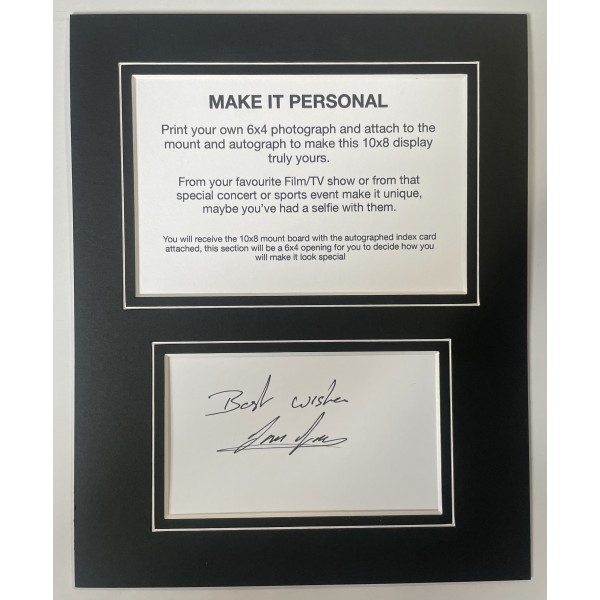 Jimmy Frost Signed Autograph 10x8 display ADD OWN PHOTO Horse racing Jockey Perfect Gift Memorabilia	
