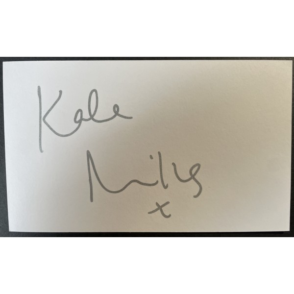 Kate Phillips Signed Autograph White Index Card Peaky Blinders TV Scarlet & Duke