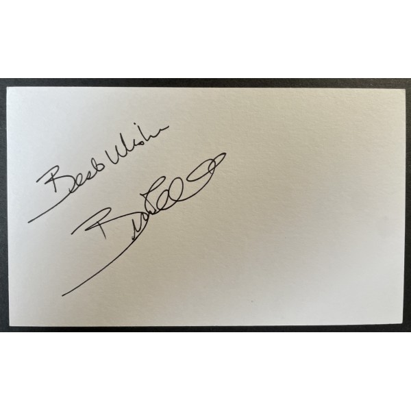 Brendan Powell Signed Autograph White Index Card Horse Racing Grand National COA