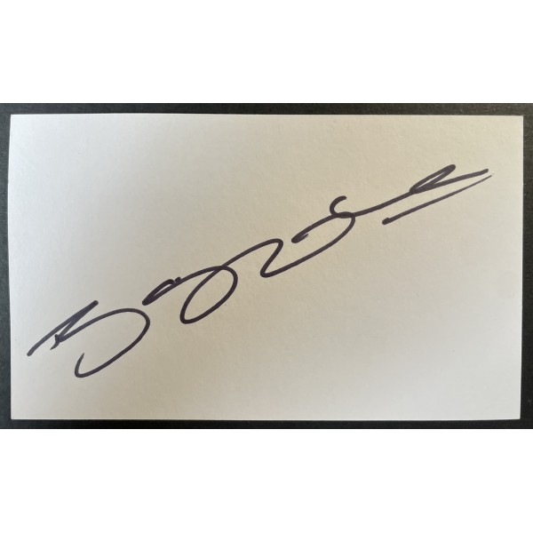 Ben Stokes Signed Autograph Signature White Index Card England Cricket Ashes COA