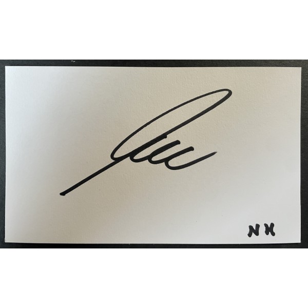 Nico Hulkenberg Signed Autograph White Index Card Formula 1 Motor Racing Sport