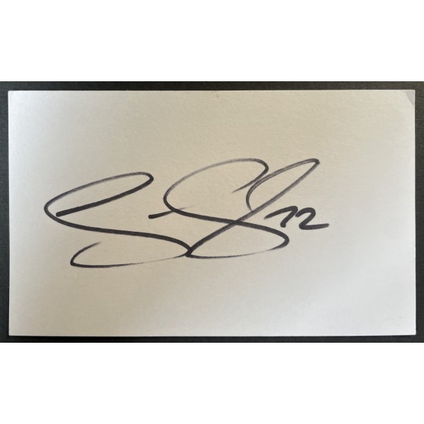 Jussi Jaaskelainen Signed Autograph White Index Card Bolton Wanderers Football