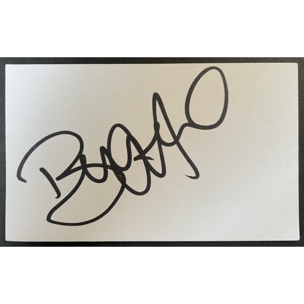 Barry Horne Signed Autograph White Index Card Southampton Football COA