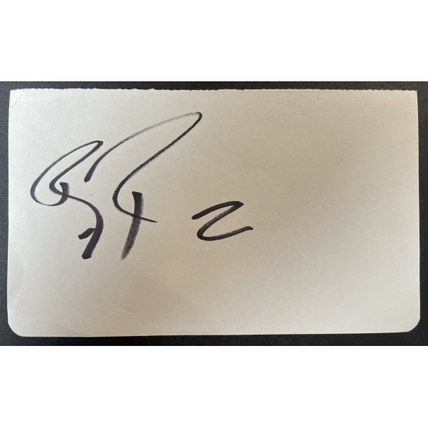 Brendan Rodgers Signed Autograph White Index Card Celtic Liverpool Football COA