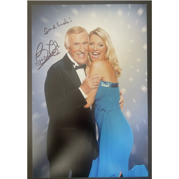 Bruce Forsyth Signed Autograph 12x8 Photo Strictly Dancing TV NEW LOW PRICE Bruce Forsyth Signed Autograph 12x8 Photo Strictly Dancing TV NEW LOW PRICE